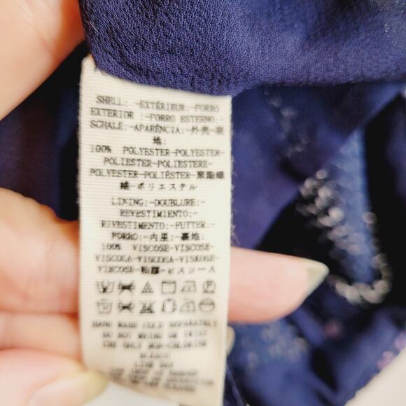 Free People Night Fever blue all over sequin top size medium Retro Glam Holiday - Picture 8 of 12